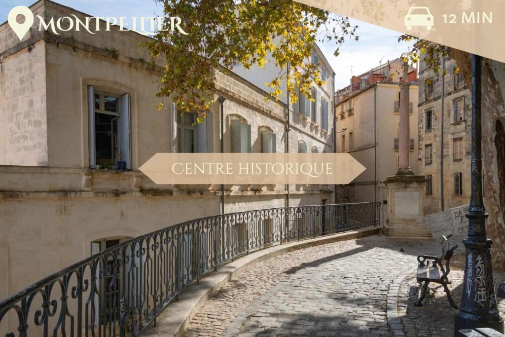 028- Chu Hopital, Appart 2Chambres, Parking, Tram Montpellier Luaran gambar