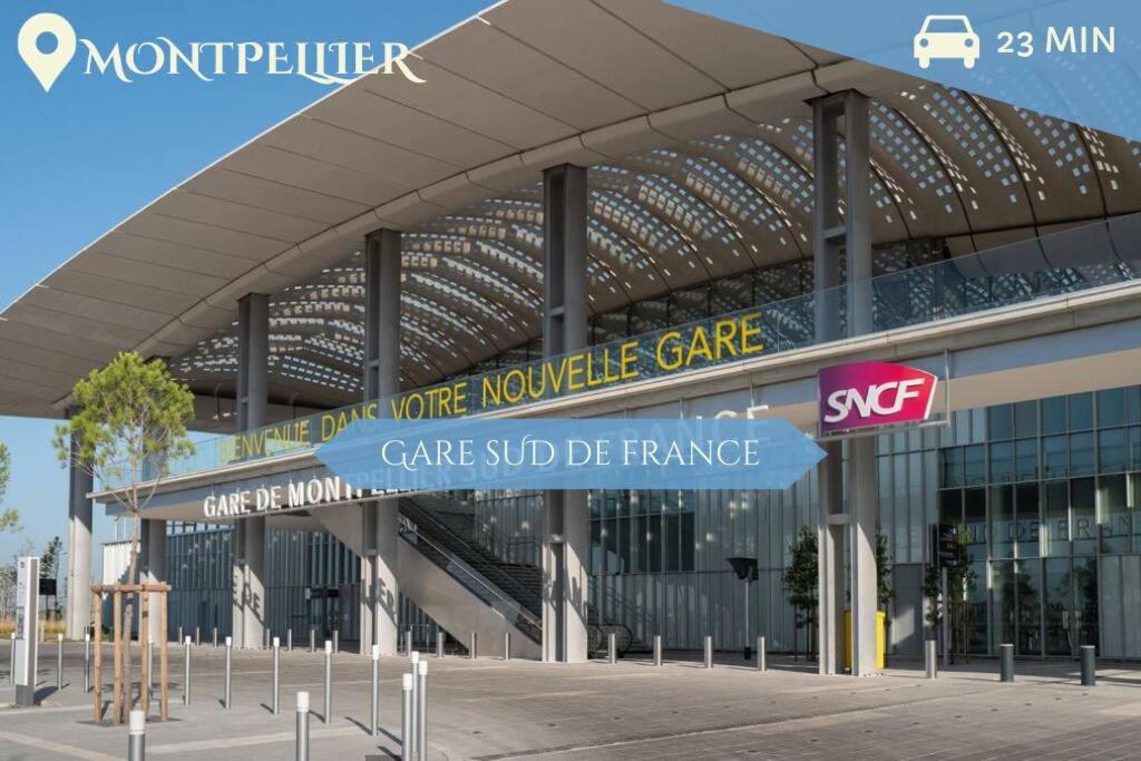 028- Chu Hopital, Appart 2Chambres, Parking, Tram Montpellier Luaran gambar